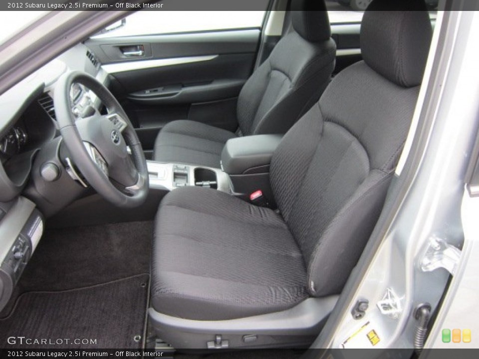 Off Black Interior Photo for the 2012 Subaru Legacy 2.5i Premium #55819205