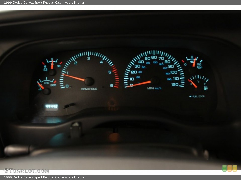 Agate Interior Gauges for the 1999 Dodge Dakota Sport Regular Cab #55819972
