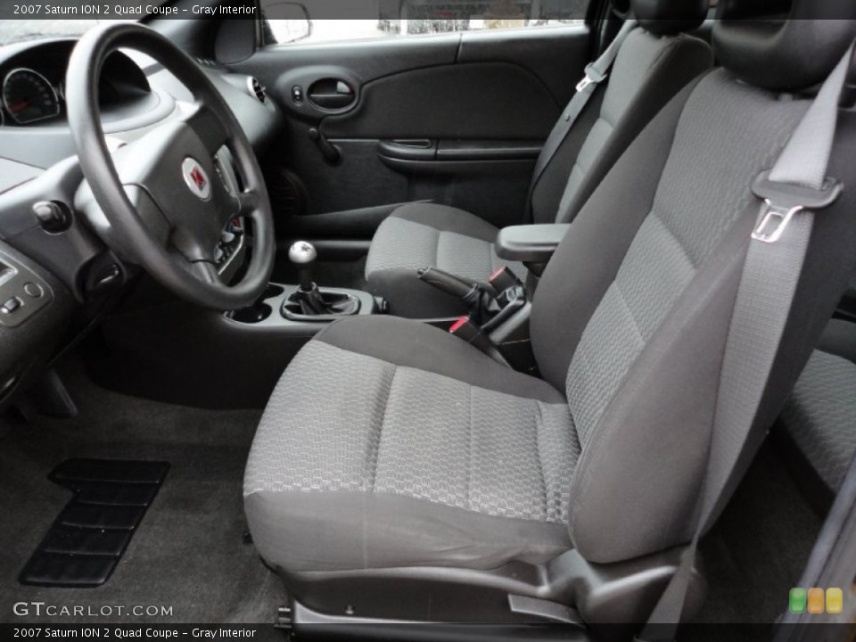 Gray Interior Photo for the 2007 Saturn ION 2 Quad Coupe #55823492