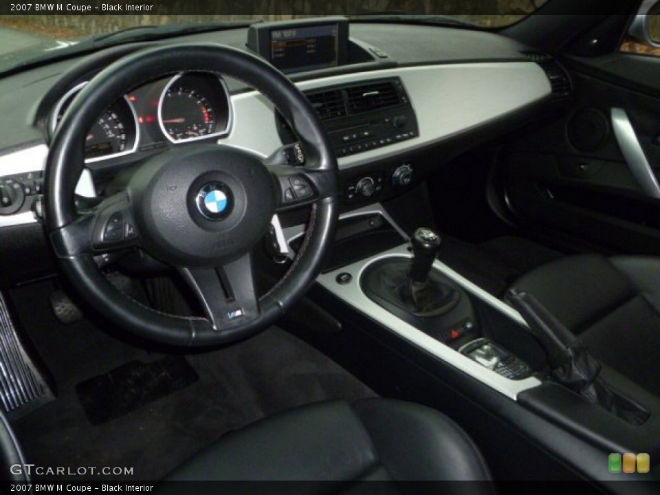 Black Interior Prime Interior for the 2007 BMW M Coupe #55823579
