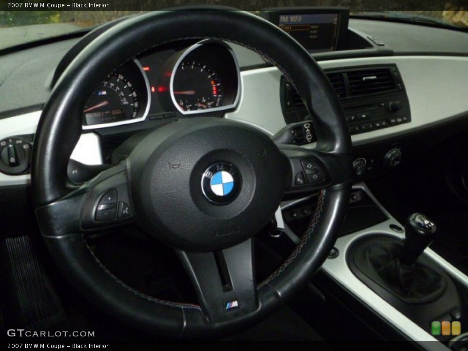 Black Interior Steering Wheel for the 2007 BMW M Coupe #55823585