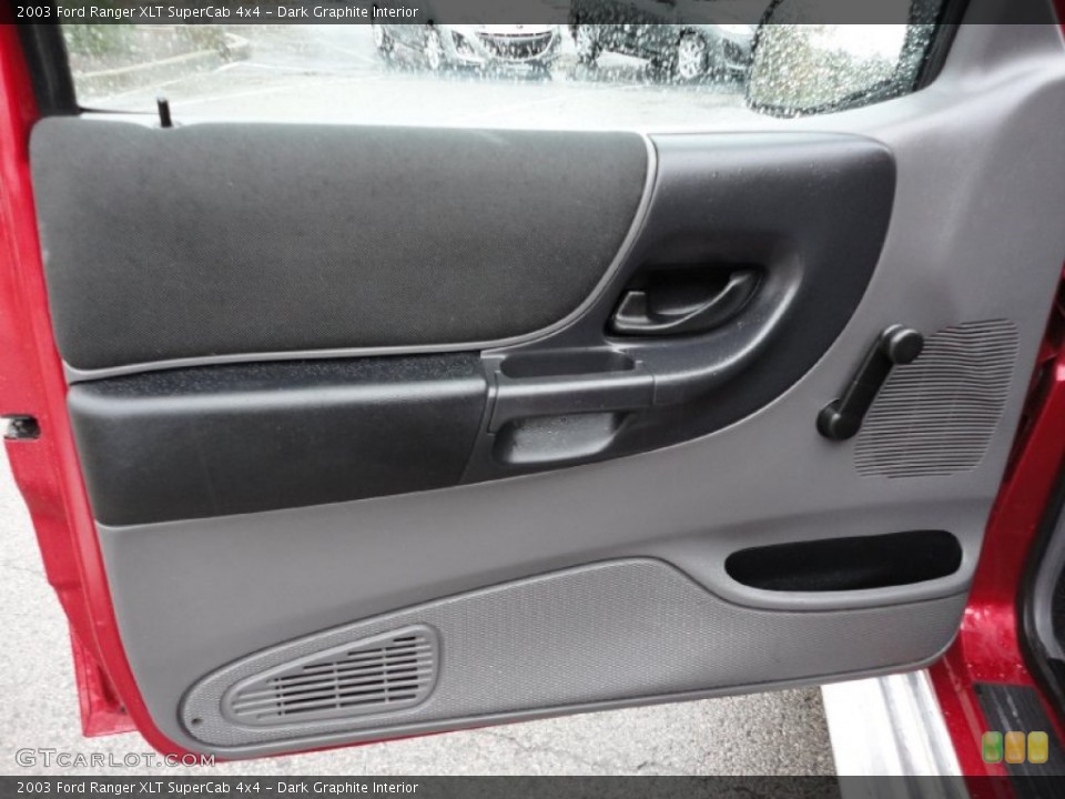 Dark Graphite Interior Door Panel for the 2003 Ford Ranger XLT SuperCab 4x4 #55823647