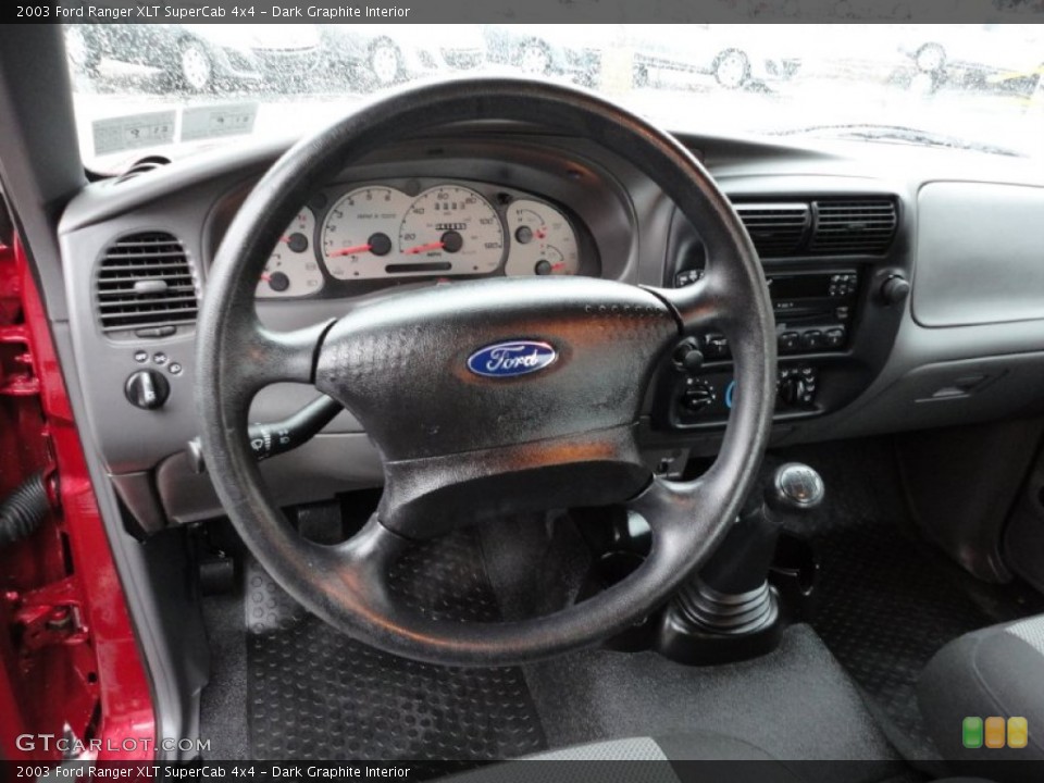 Dark Graphite Interior Steering Wheel for the 2003 Ford Ranger XLT SuperCab 4x4 #55823657