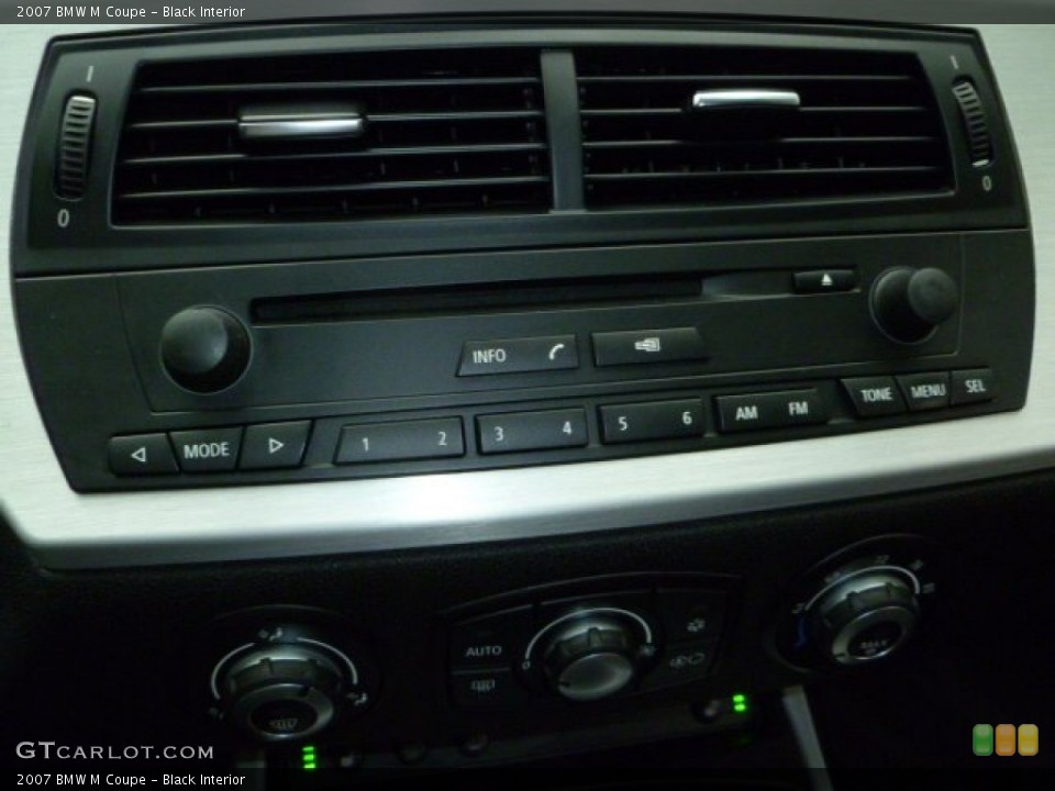 Black Interior Controls for the 2007 BMW M Coupe #55823714