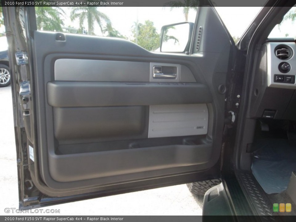 Raptor Black Interior Door Panel for the 2010 Ford F150 SVT Raptor SuperCab 4x4 #55823900