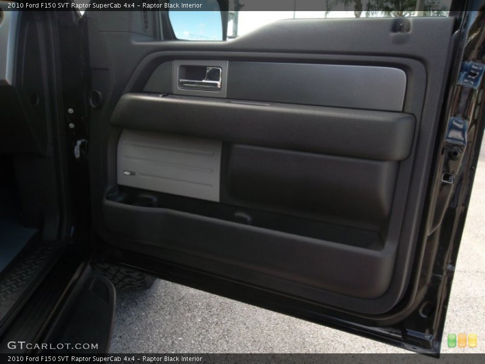 Raptor Black Interior Door Panel for the 2010 Ford F150 SVT Raptor SuperCab 4x4 #55823927