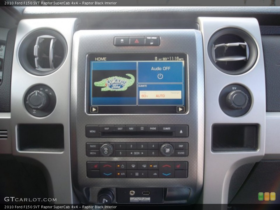 Raptor Black Interior Dashboard for the 2010 Ford F150 SVT Raptor SuperCab 4x4 #55824018