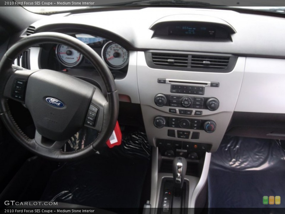 Medium Stone Interior Dashboard for the 2010 Ford Focus SES Coupe #55824305
