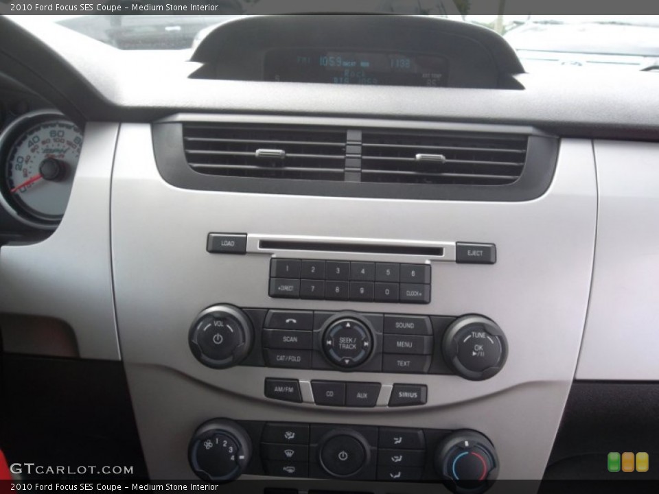 Medium Stone Interior Controls for the 2010 Ford Focus SES Coupe #55824323