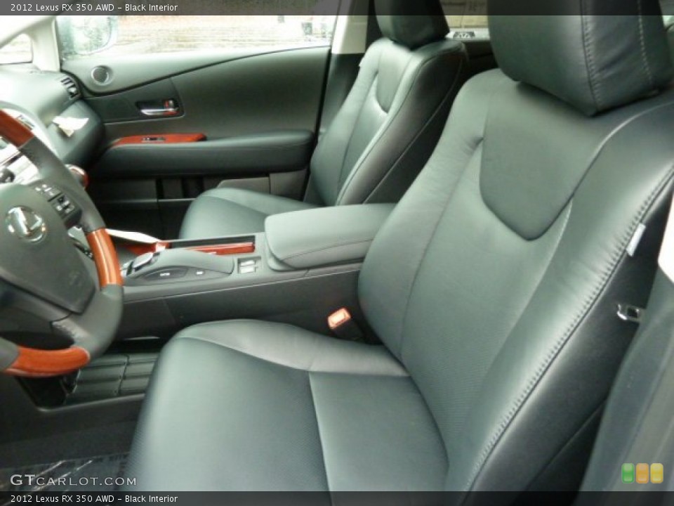 Black Interior Photo for the 2012 Lexus RX 350 AWD #55825061