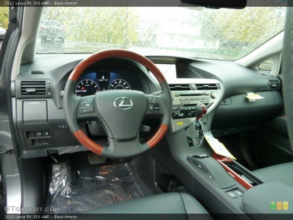Black Interior Dashboard for the 2012 Lexus RX 350 AWD #55825076
