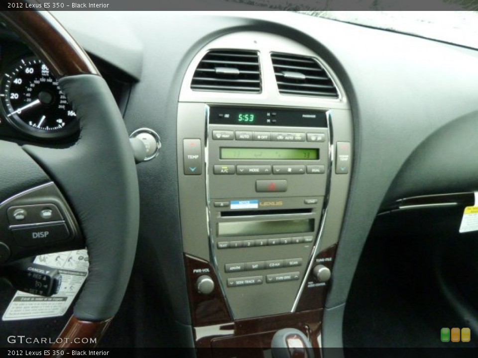 Black Interior Controls for the 2012 Lexus ES 350 #55825307