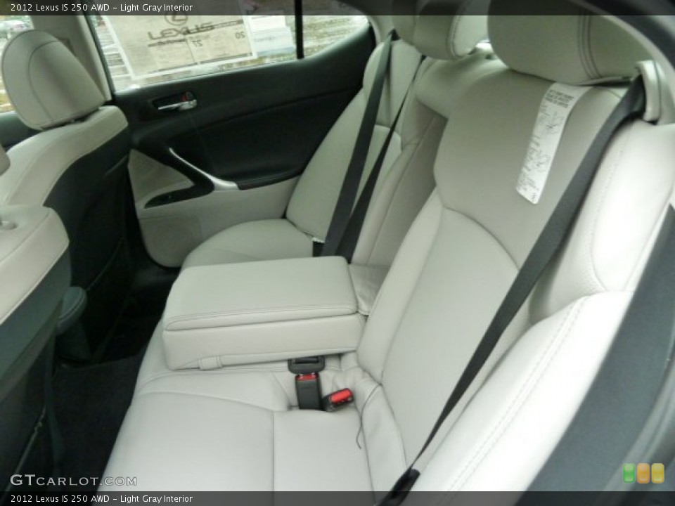 Light Gray Interior Photo for the 2012 Lexus IS 250 AWD #55825791