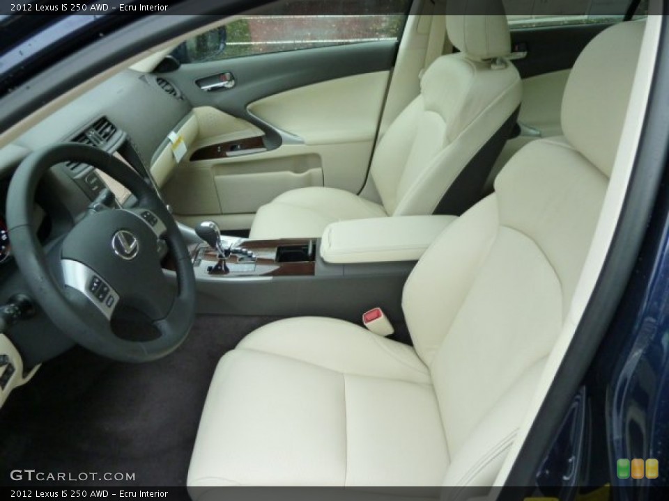 Ecru Interior Photo for the 2012 Lexus IS 250 AWD #55825967
