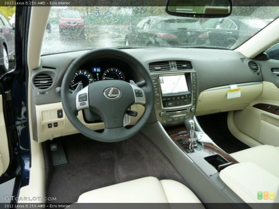 Ecru Interior Dashboard for the 2012 Lexus IS 250 AWD #55825985