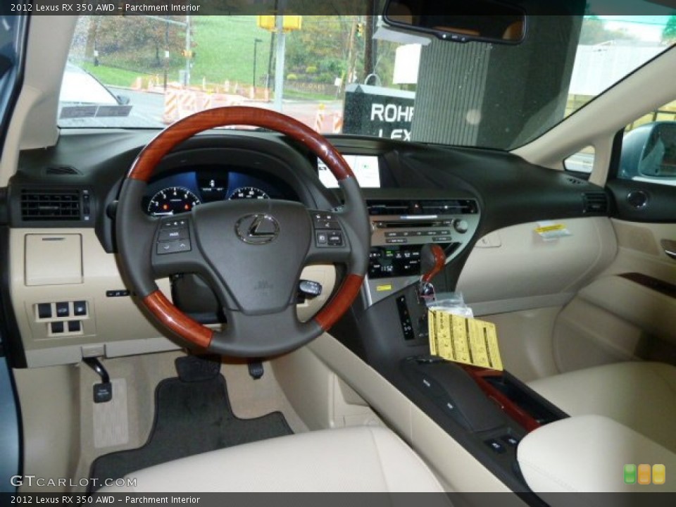 Parchment Interior Dashboard for the 2012 Lexus RX 350 AWD #55826165