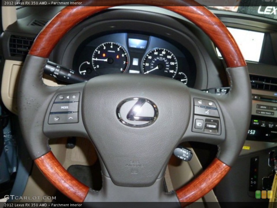 Parchment Interior Steering Wheel for the 2012 Lexus RX 350 AWD #55826209