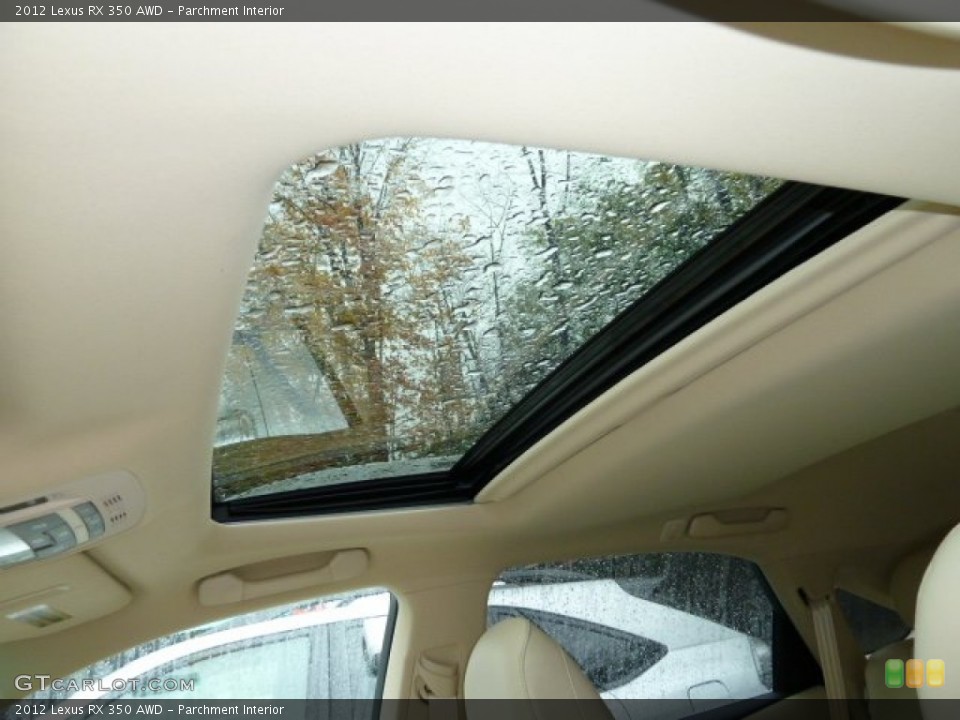 Parchment Interior Sunroof for the 2012 Lexus RX 350 AWD #55826378