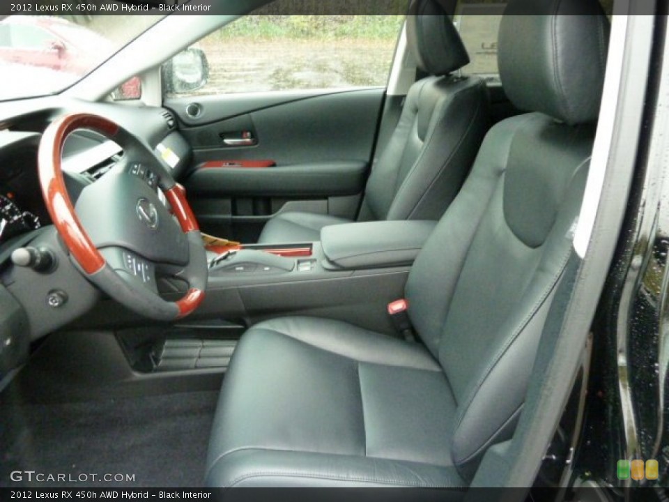 Black Interior Photo for the 2012 Lexus RX 450h AWD Hybrid #55826489