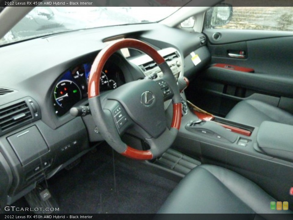 Black Interior Photo for the 2012 Lexus RX 450h AWD Hybrid #55826522