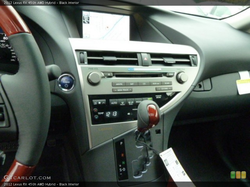 Black Interior Controls for the 2012 Lexus RX 450h AWD Hybrid #55826543