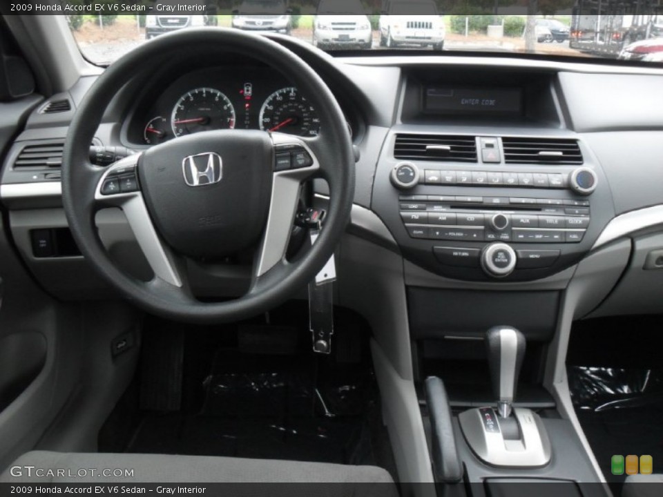 Gray Interior Dashboard for the 2009 Honda Accord EX V6 Sedan #55826657