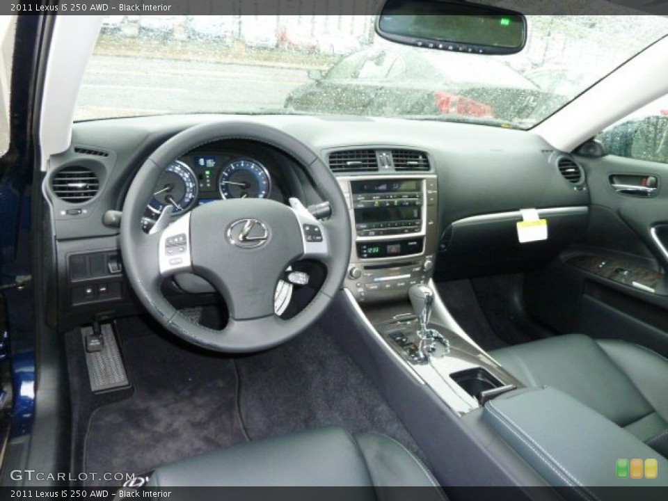 Black Interior Dashboard for the 2011 Lexus IS 250 AWD #55826675