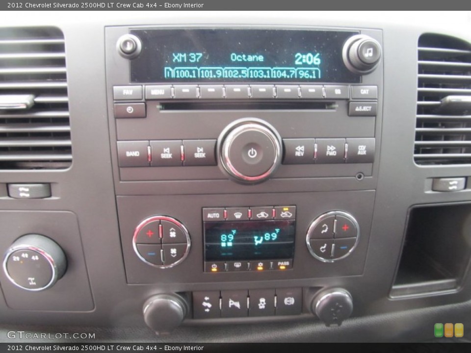 Ebony Interior Controls for the 2012 Chevrolet Silverado 2500HD LT Crew Cab 4x4 #55826993