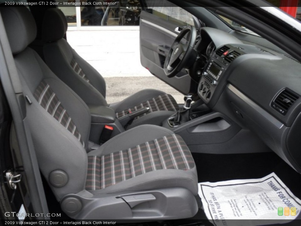 Interlagos Black Cloth Interior Photo for the 2009 Volkswagen GTI 2 Door #55827395