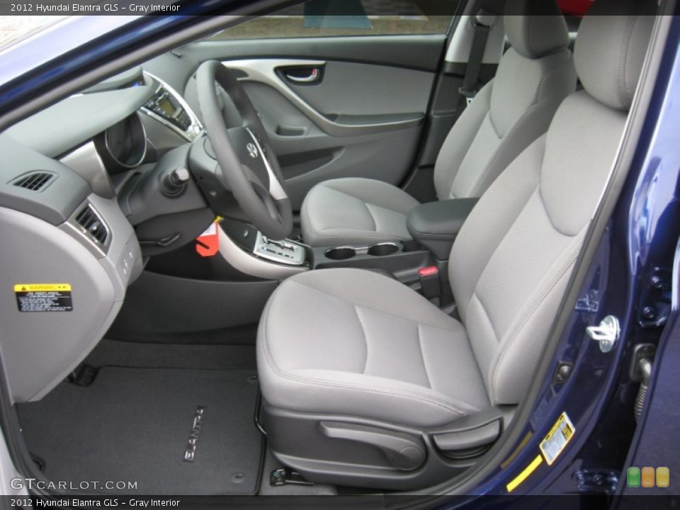 Gray Interior Photo for the 2012 Hyundai Elantra GLS #55827803