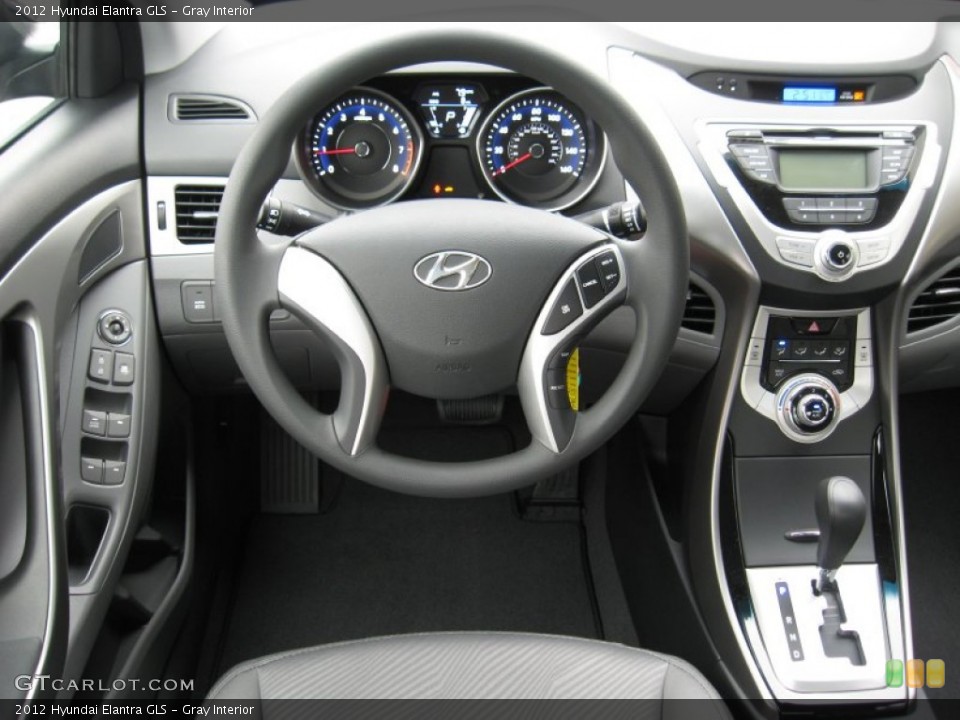 Gray Interior Dashboard for the 2012 Hyundai Elantra GLS #55827854