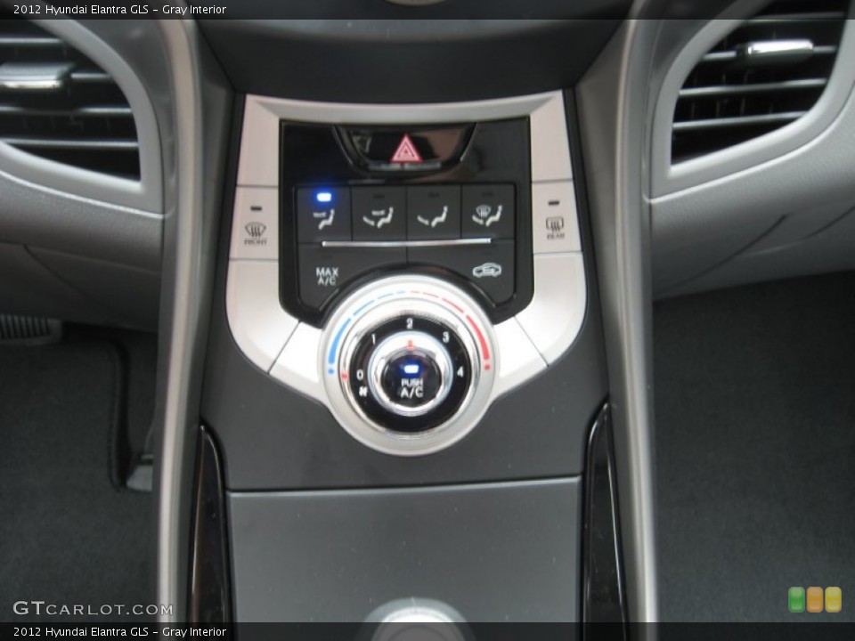 Gray Interior Controls for the 2012 Hyundai Elantra GLS #55827872