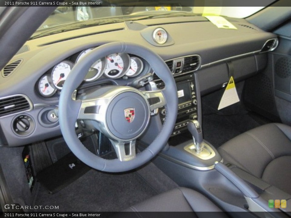 Sea Blue Interior Dashboard for the 2011 Porsche 911 Carrera S Coupe #55828994