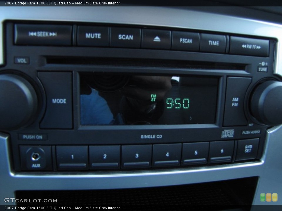 Medium Slate Gray Interior Audio System for the 2007 Dodge Ram 1500 SLT Quad Cab #55831310