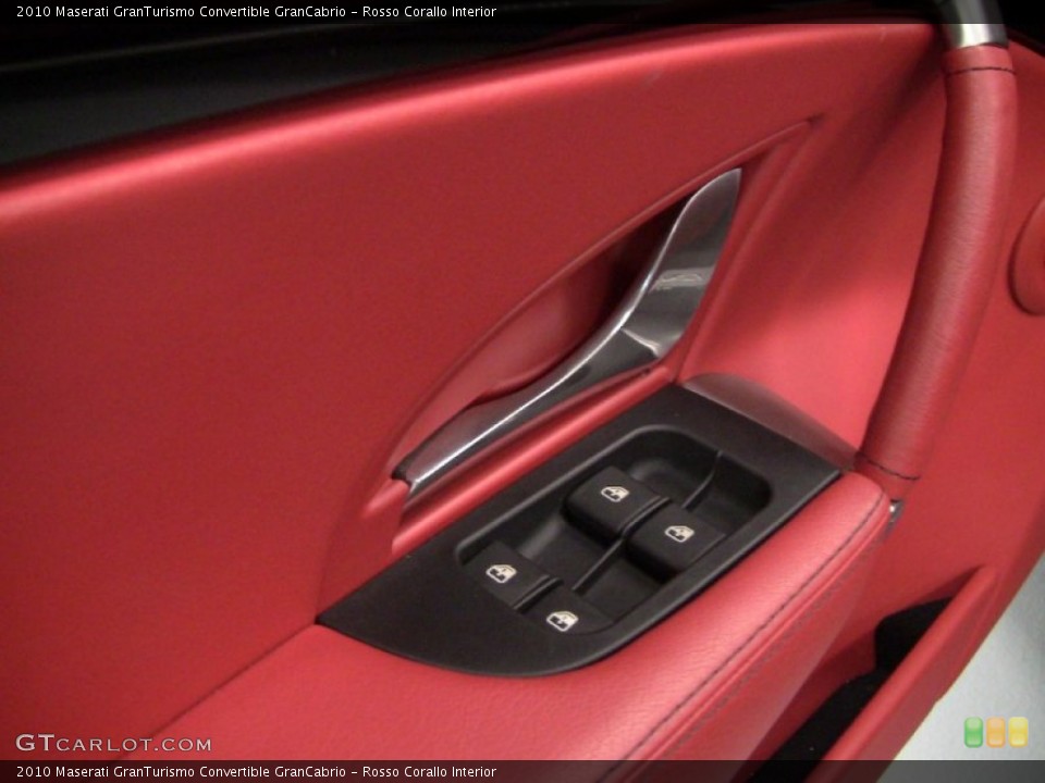 Rosso Corallo Interior Controls for the 2010 Maserati GranTurismo Convertible GranCabrio #55832414