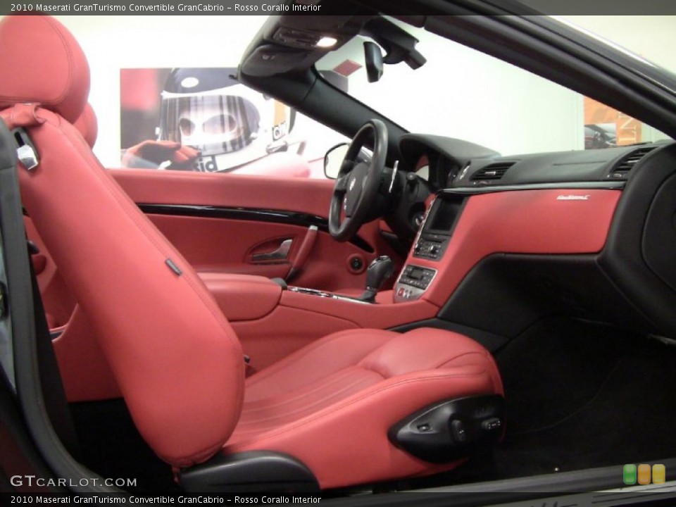 Rosso Corallo Interior Photo for the 2010 Maserati GranTurismo Convertible GranCabrio #55832459