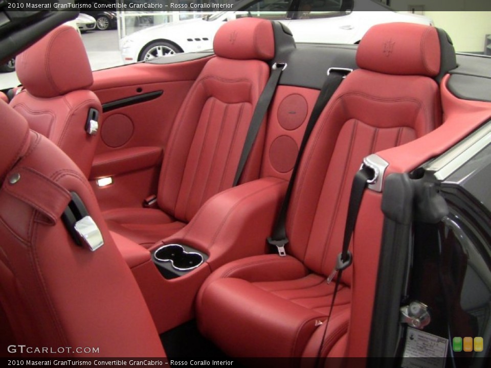 Rosso Corallo Interior Photo for the 2010 Maserati GranTurismo Convertible GranCabrio #55832477