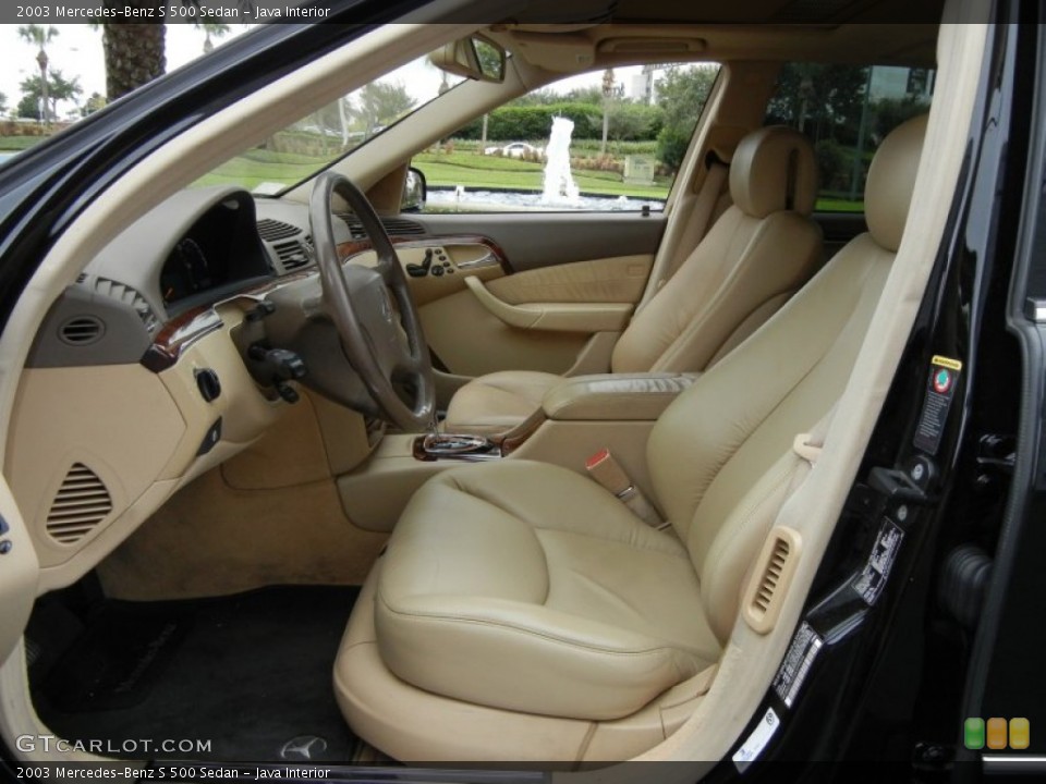 Java Interior Photo for the 2003 Mercedes-Benz S 500 Sedan #55833209