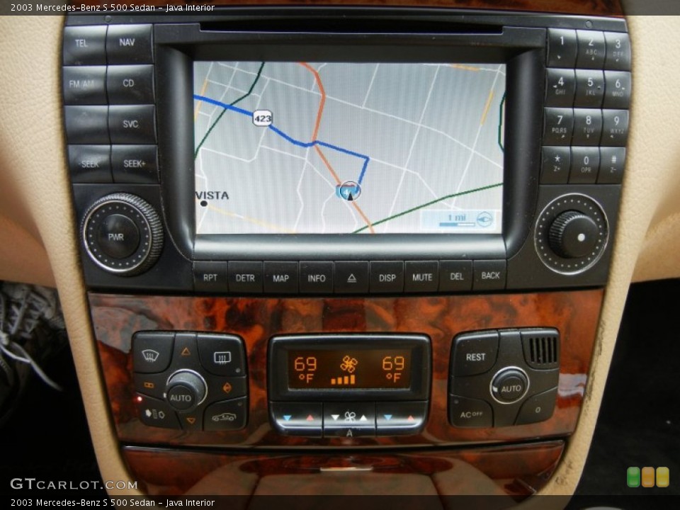 Java Interior Navigation for the 2003 Mercedes-Benz S 500 Sedan #55833326