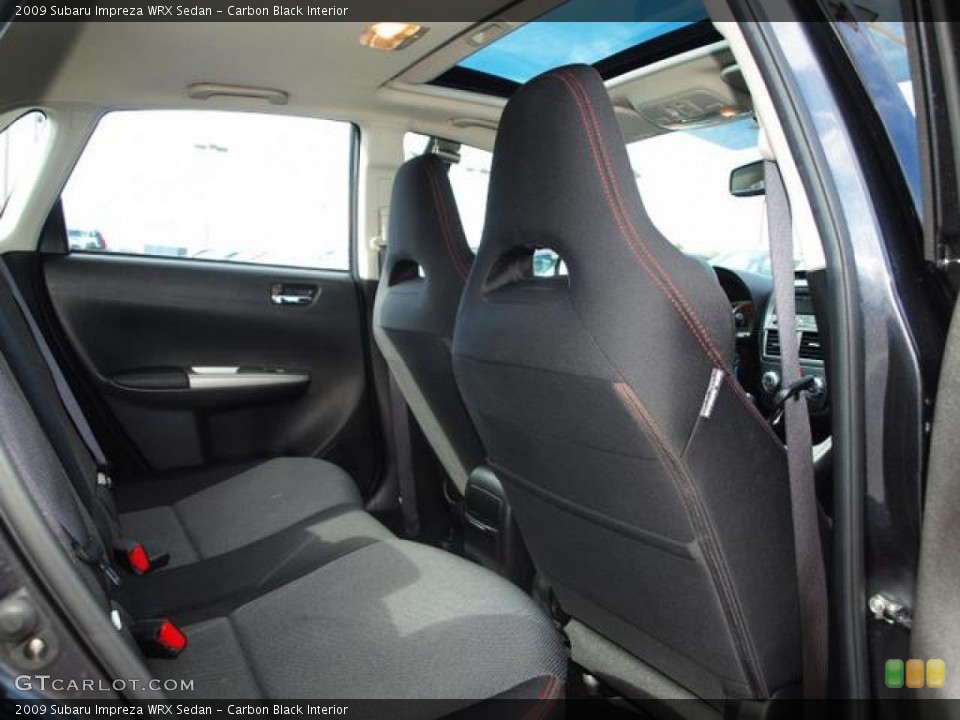 Carbon Black Interior Photo for the 2009 Subaru Impreza WRX Sedan #55834340