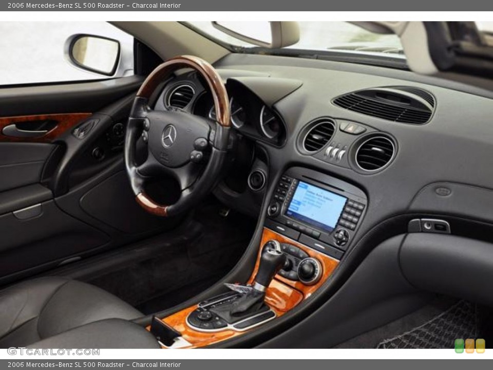 Charcoal Interior Dashboard for the 2006 Mercedes-Benz SL 500 Roadster #55834361