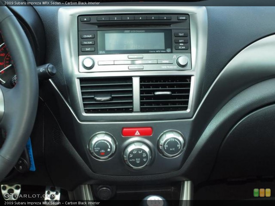Carbon Black Interior Controls for the 2009 Subaru Impreza WRX Sedan #55834367