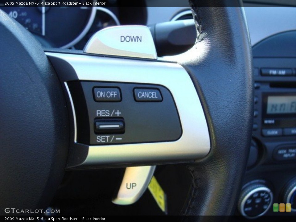 Black Interior Controls for the 2009 Mazda MX-5 Miata Sport Roadster #55835287