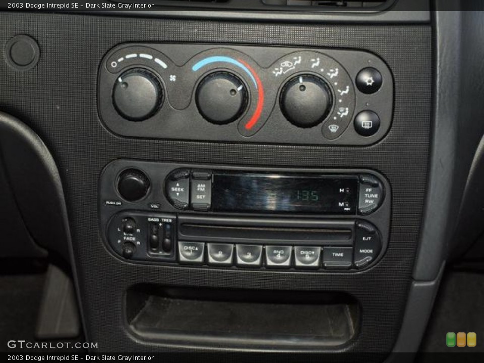 Dark Slate Gray Interior Controls for the 2003 Dodge Intrepid SE #55835513
