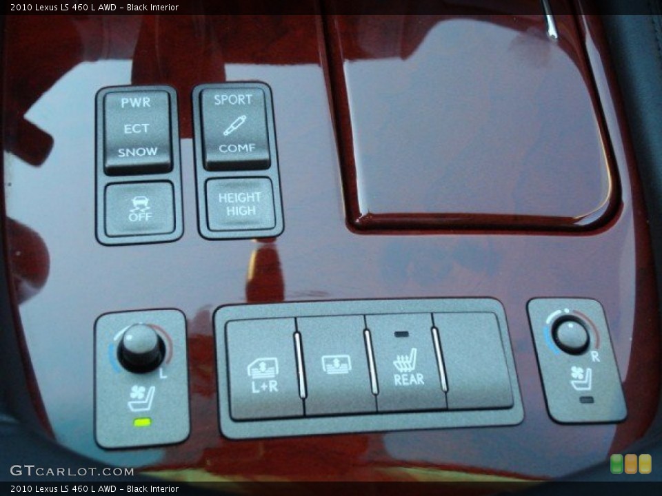 Black Interior Controls for the 2010 Lexus LS 460 L AWD #55836170