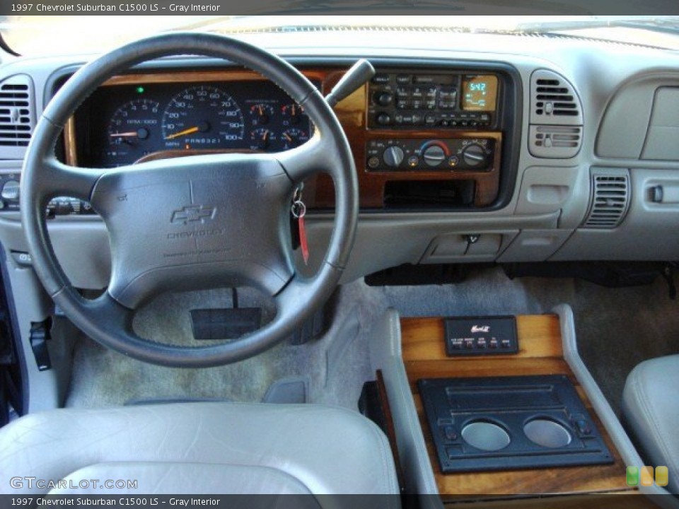 Gray Interior Dashboard for the 1997 Chevrolet Suburban C1500 LS #55836401