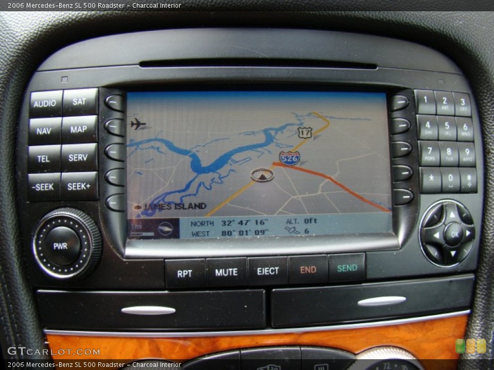 Charcoal Interior Navigation for the 2006 Mercedes-Benz SL 500 Roadster #55836848