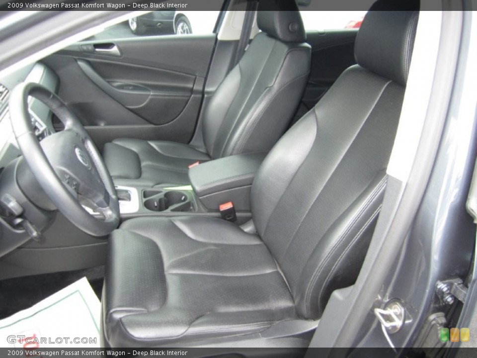 Deep Black Interior Photo for the 2009 Volkswagen Passat Komfort Wagon #55836860