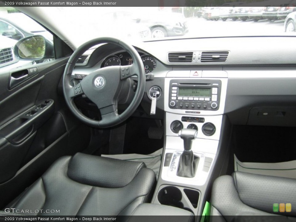 Deep Black Interior Dashboard for the 2009 Volkswagen Passat Komfort Wagon #55836887