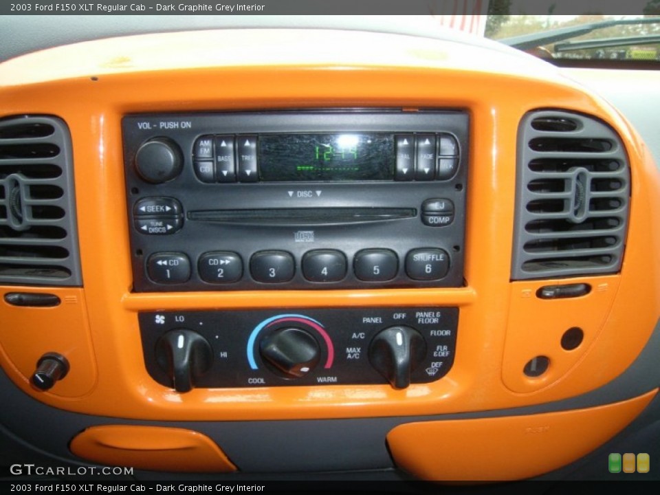 Dark Graphite Grey Interior Controls for the 2003 Ford F150 XLT Regular Cab #55837865